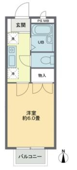 櫻ハウス大八木の間取り