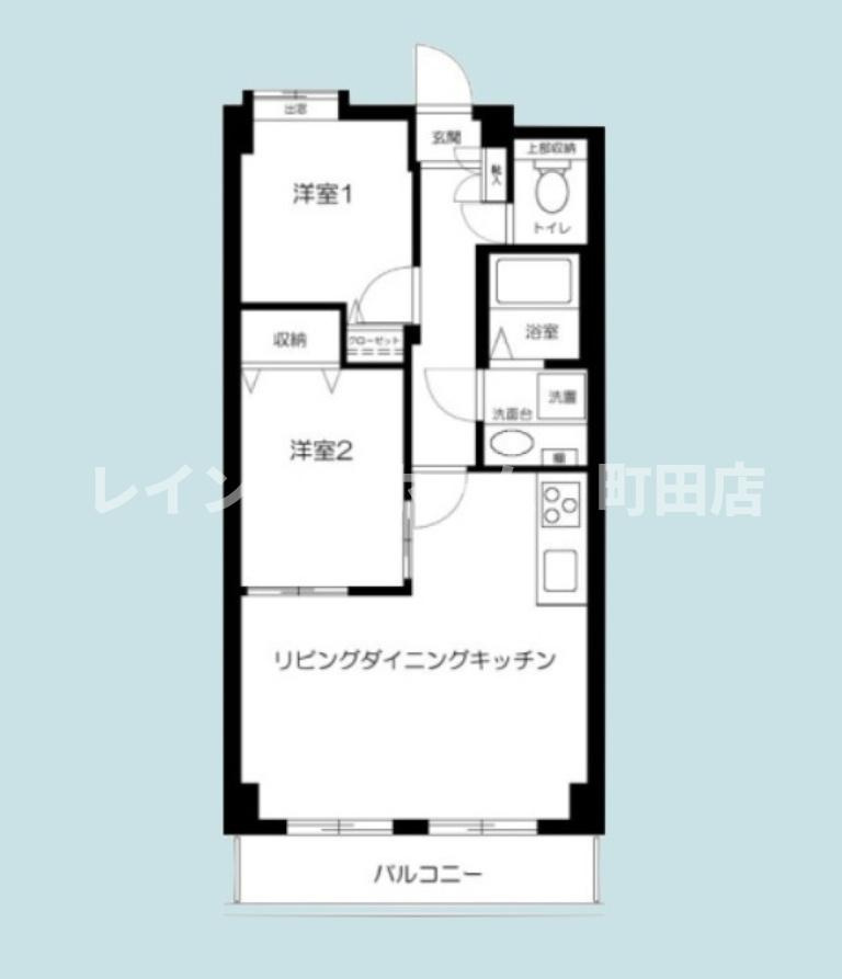 フレグラント町田※初期費用分割あと払いサービス利用可能物件の間取り
