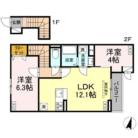 セレスティア石神井台Ⅱの間取り