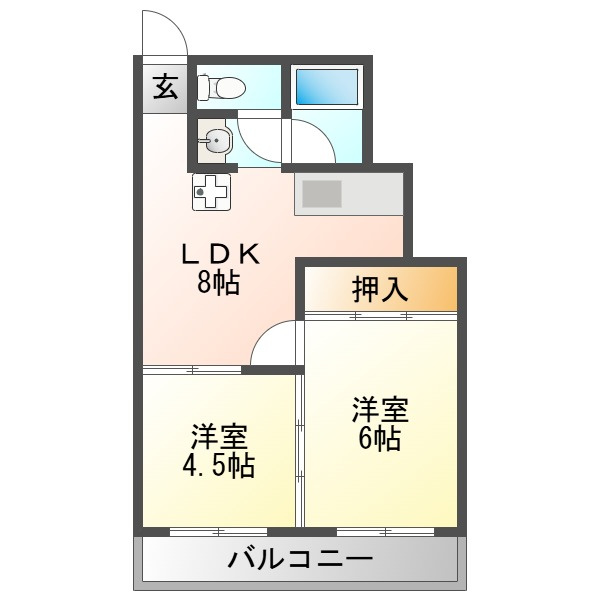 ビギンハイツの間取り