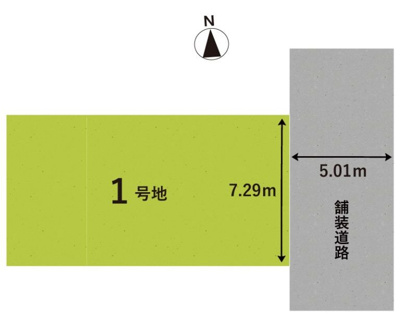 【区画図】 | 大津市皇子が丘3丁目6-18　新築戸建