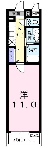 オルタンシアの間取り|間取りです。