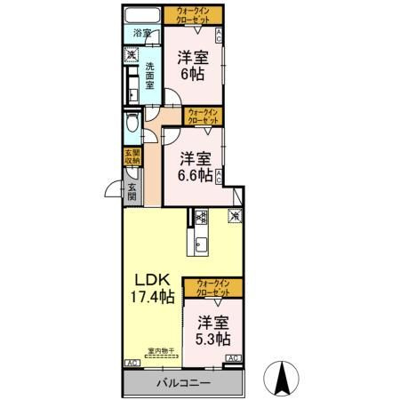 【間取り】 | リアンフォール