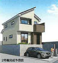 所沢市下安松　全2棟　新築戸建て　いろどりタウン
