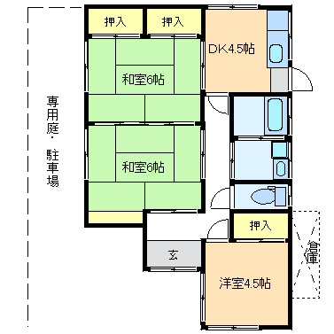 ロジュマンの間取り