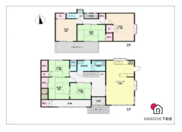【間取り】 | 熊谷市石原　中古戸建