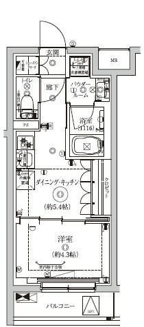 セジョリ東陽町Ⅱの間取り