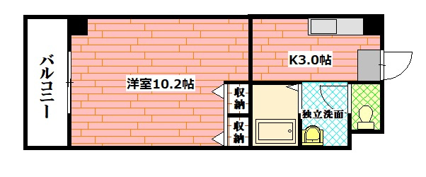 フレーバーの間取り