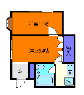 青木マンションの間取り