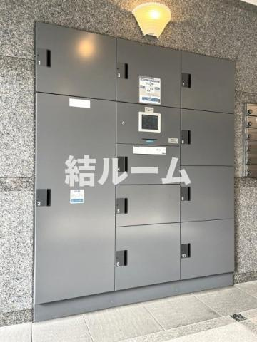 板橋区弥生町の賃貸マンションのロビー