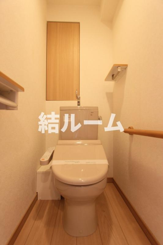 板橋区弥生町の賃貸マンションのトイレ