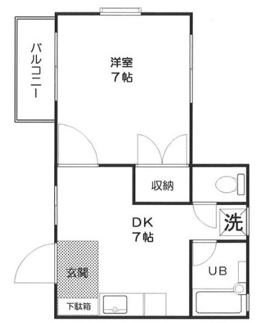インディ鷺宮の間取り|間取りです。