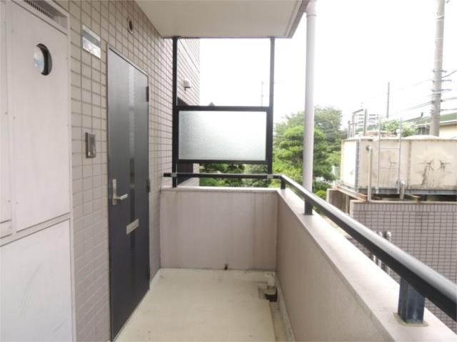 川崎市多摩区菅城下の賃貸マンションのバルコニー