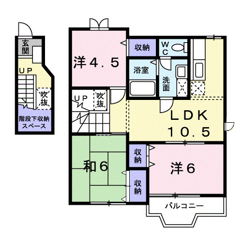 アンソレイユ　ＣＨＩＹＯの間取り