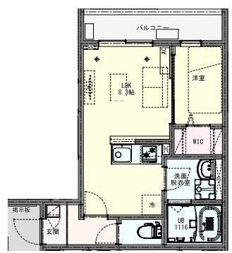 ＫＥＩＡＩ　ＲＥＳＩＤＥＮＣＥ　青井の間取り|間取りです。