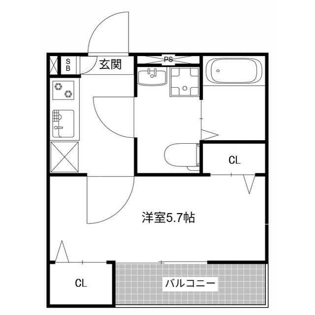 MQuarto新座Ⅱの間取り