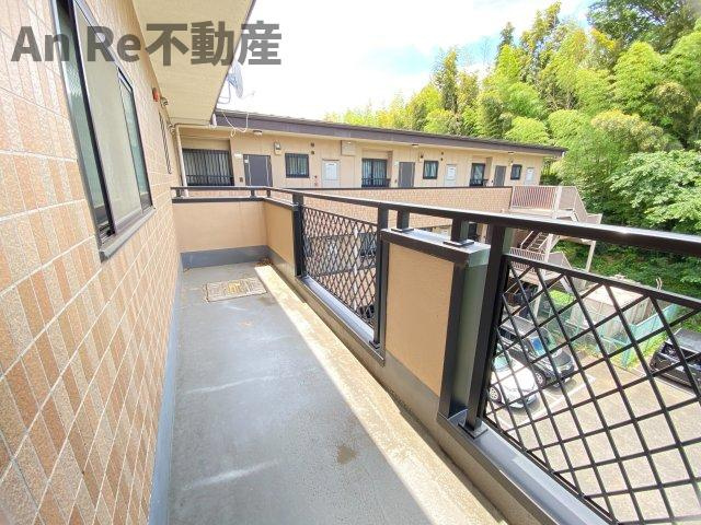 あい蘭道壱番館のバルコニー