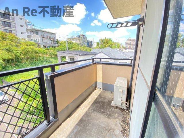 あい蘭道壱番館のバルコニー
