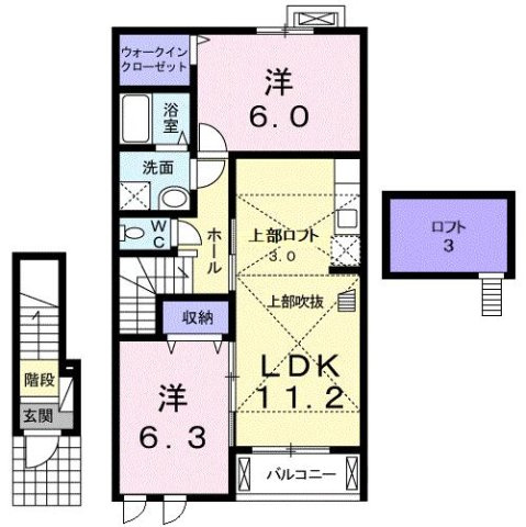 マルクパージュの間取り