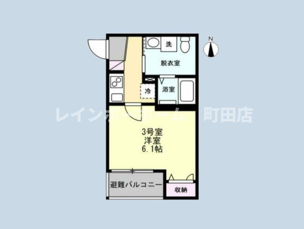 ベイルームシティ本厚木※初期費用分割後払いサービス利用可能物件の間取り