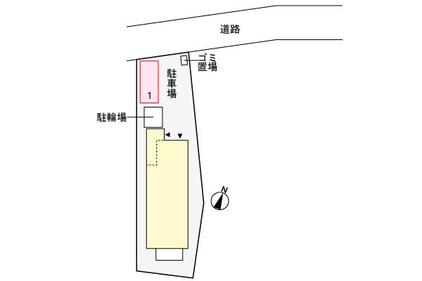 サン番館の駐車場
