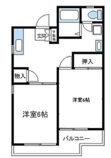 【間取り】 | クロノス元橋本East | 間取りです。