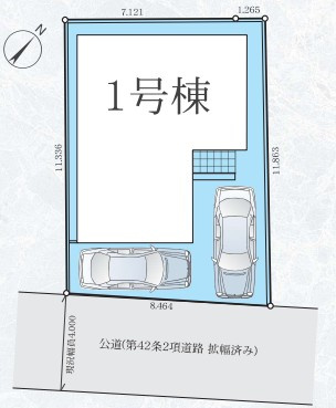 大野台７丁目　新築戸建の区画図