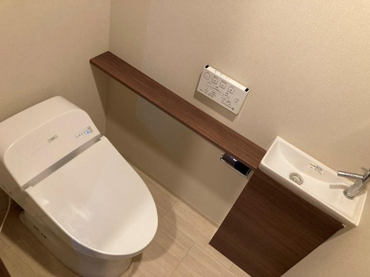 クレストプライムレジデンスアベニュー参番街のトイレ|コンパクトで使いやすいトイレです