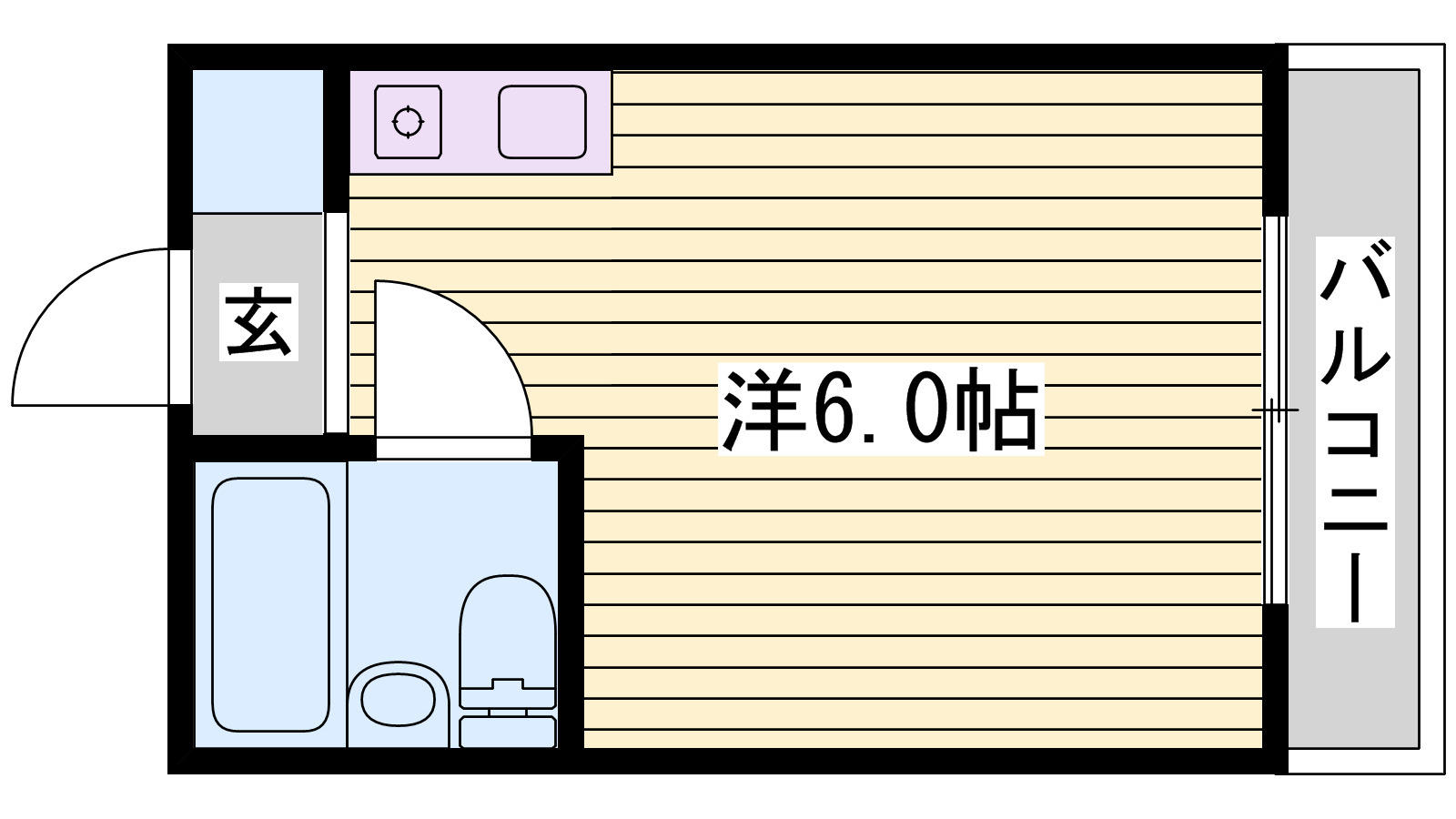 ハッピーコート駅前の間取り