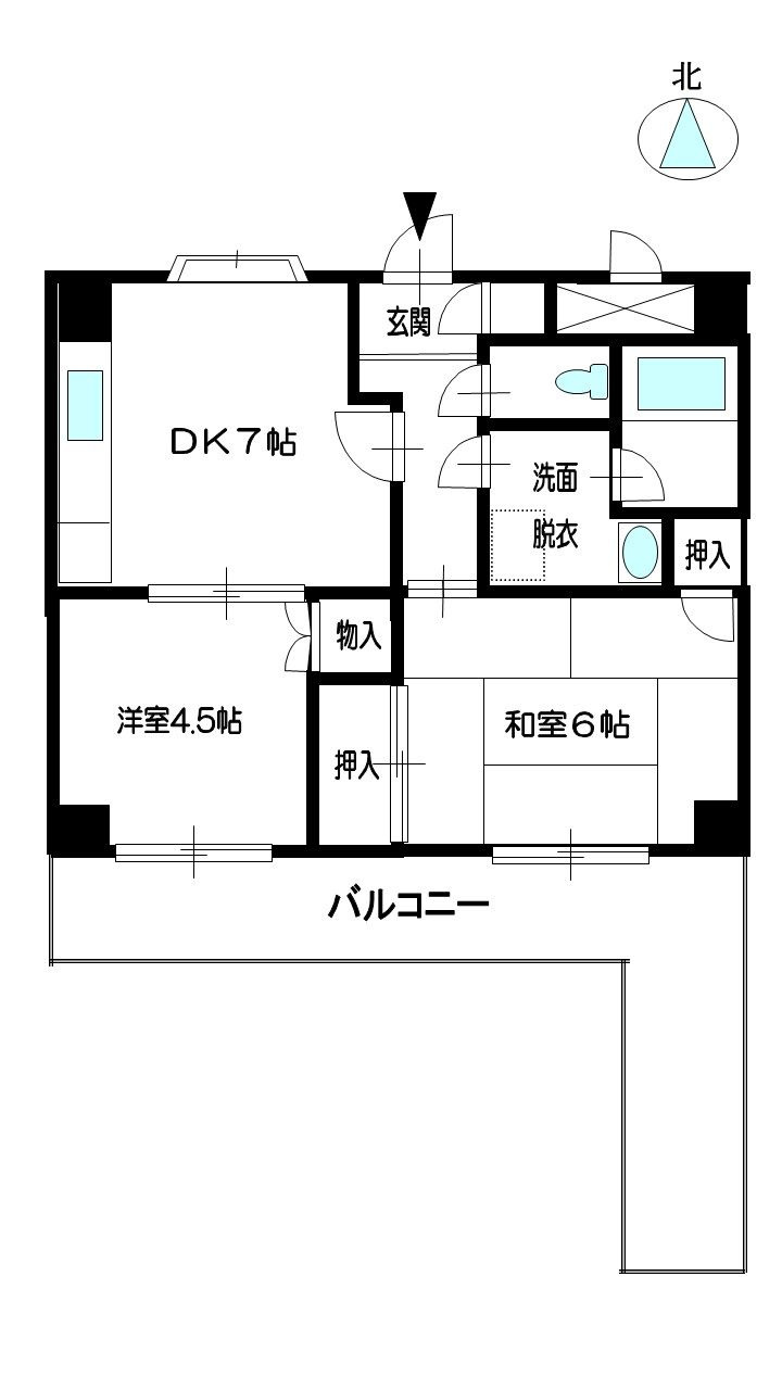 ライフイン光菊の間取り