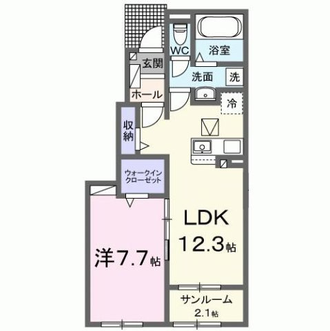 【間取り】 | アルディエンテ栄町