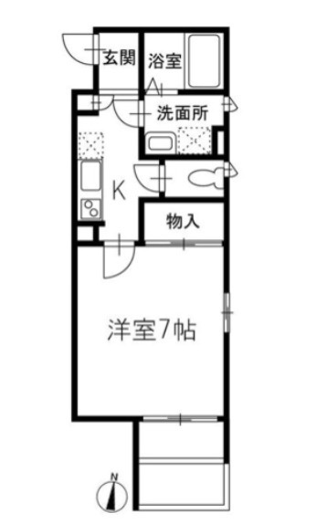 アムパルク羽根木の間取り