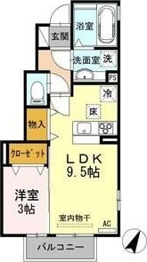 【間取り】 | カメリア　A棟