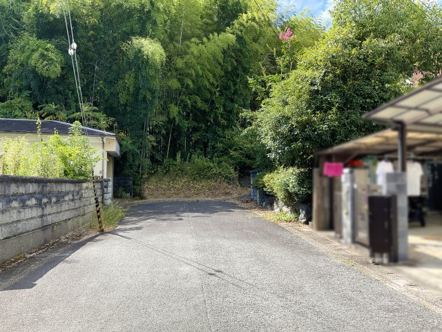 【前面道路含む現地写真】 | 京田辺市薪長尾谷　注文住宅　建築条件なし　土地