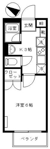アビターレ中野の間取り