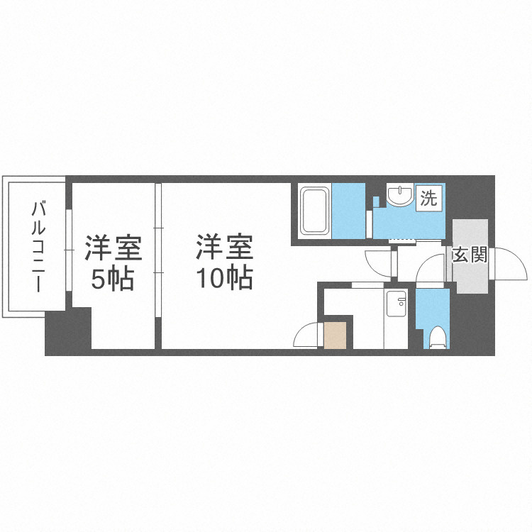 ブリリアントジュネス本町の間取り