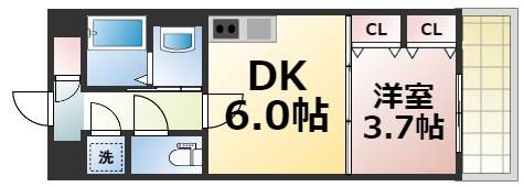 【間取り】 | パラゴン布施駅前　仲介手数料無料