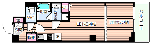 【間取り】 | アルグラッド野田阪神