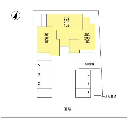 ルミエールの区画図