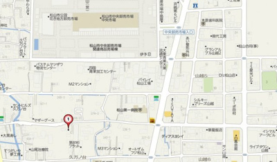 【地図】 | ピアチェーレ 久万ノ台
