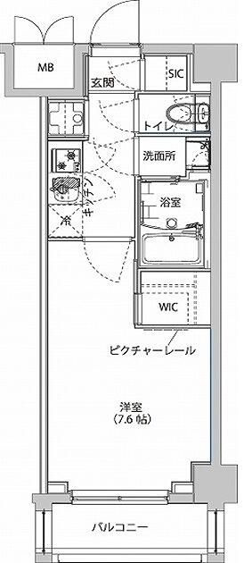 ハーモニーレジデンス東京イーストサイドの間取り