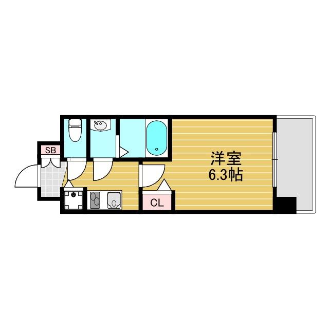 アドバンス新大阪ウエストゲートの間取り