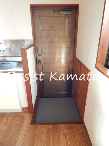 ハイツ野池の玄関