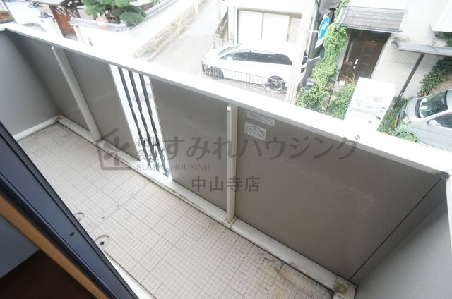 タウンハウス宝塚Ⅱのバルコニー