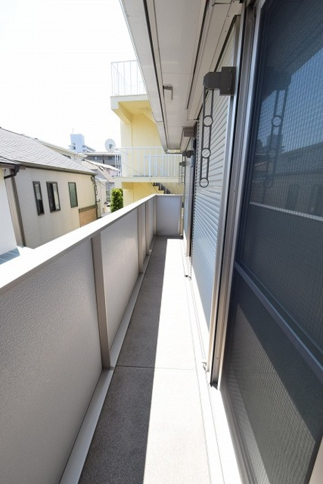 摂州打出住のバルコニー