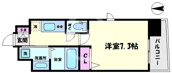 LIVIAZ NAMBA AIRYの間取り|FDS NAMBA AIRY（エアリー）　開放感ある間取り