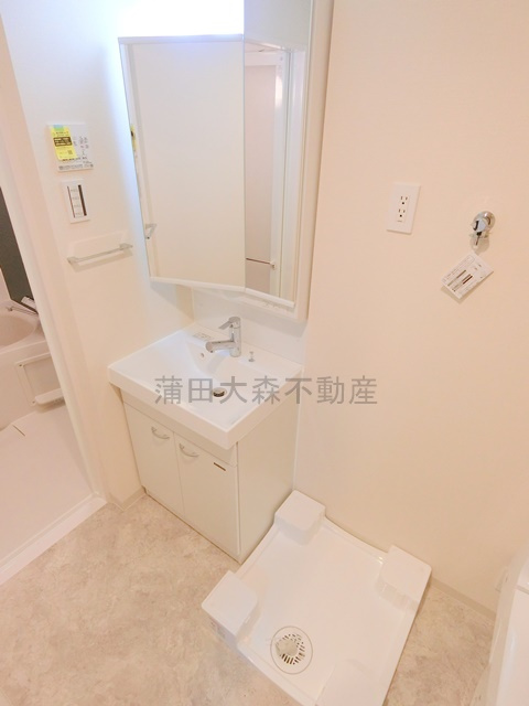 スプレスター大森山王の洗面所|洗面脱衣所　独立洗面台　洗濯機置き場