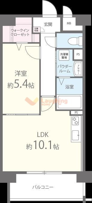 ラフレシーサ医大通りの間取り