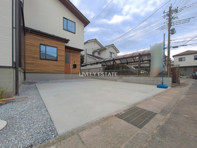 草加市弁天5丁目 新築分譲住宅の外観パース