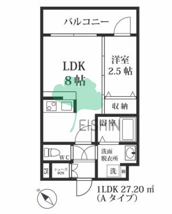 MODERN PALAZZO山王Grow(モダンパラッツォ山王グロー)の間取り|使いやすい間取りです。